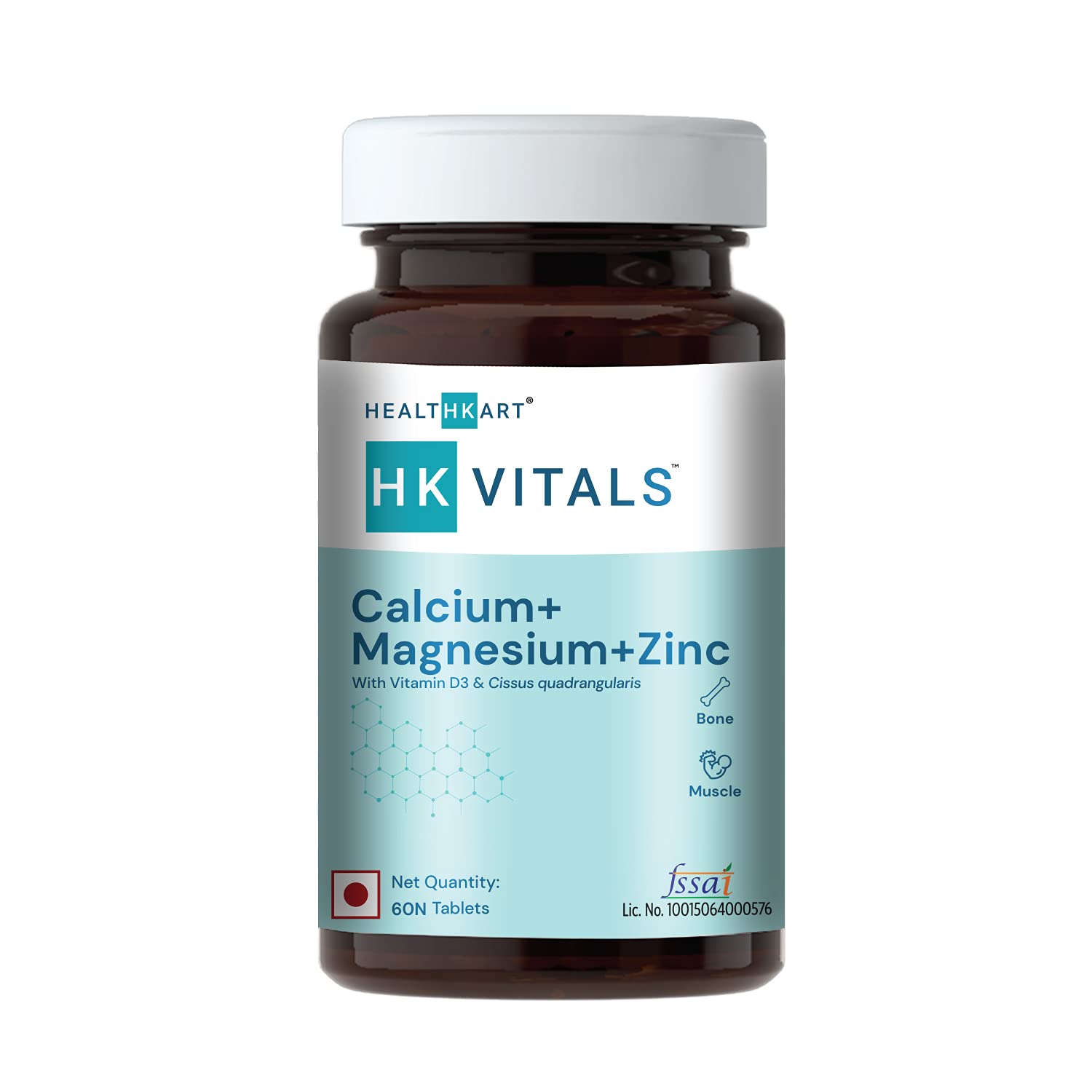 HK Vitals Calcium Magnesium Zinc Tablets Image
