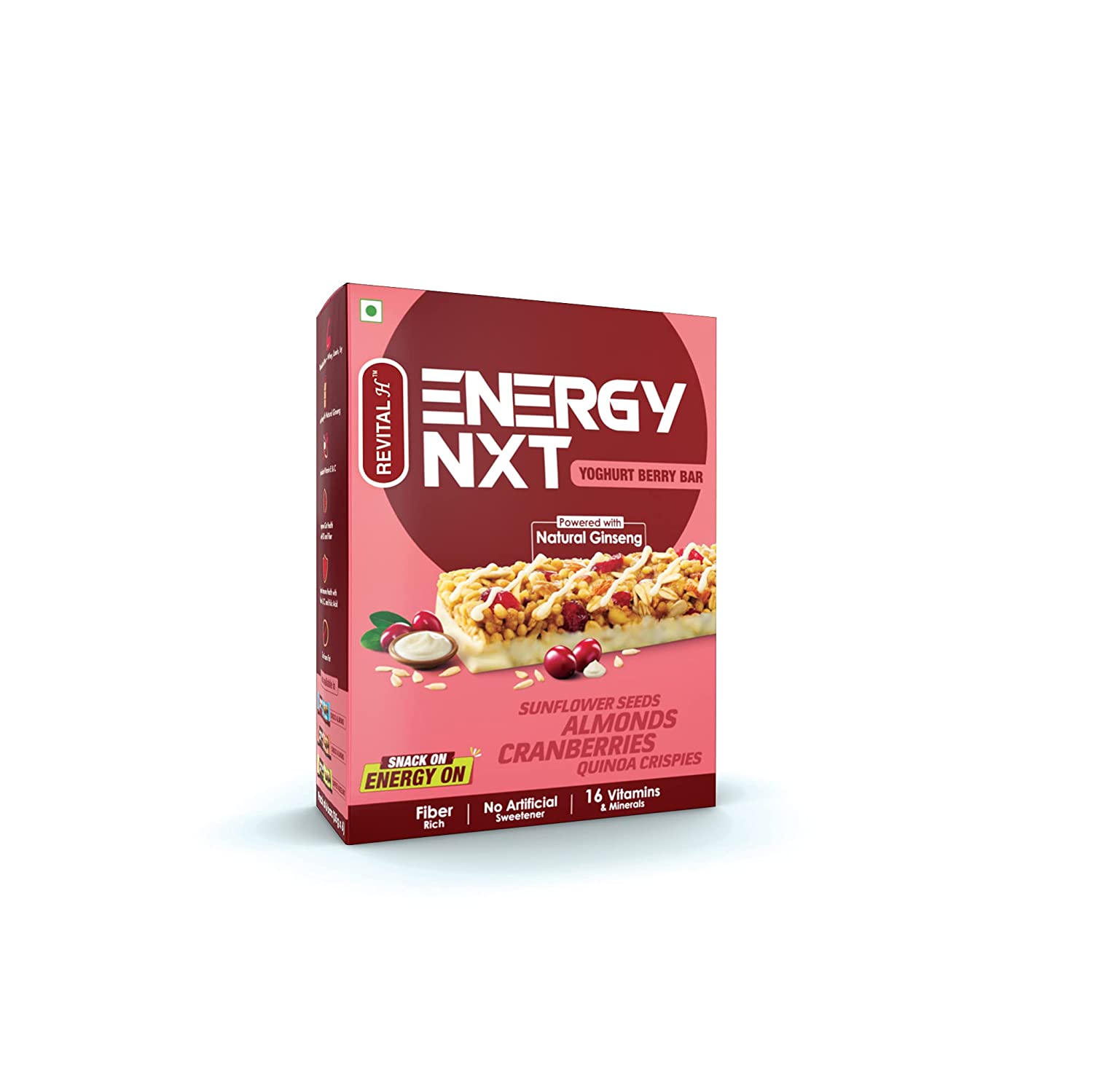 Revital H Energy NXT Yoghurt Berry Bar Image