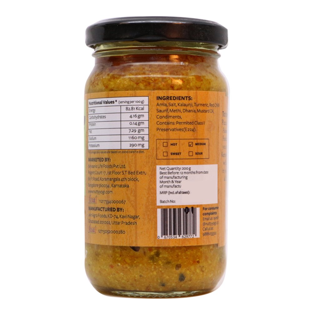 Nutty Yogi Amla Pickle Image