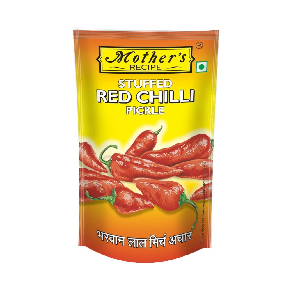 Mother's Recipe Red Stuffed Chilli Pickle Image