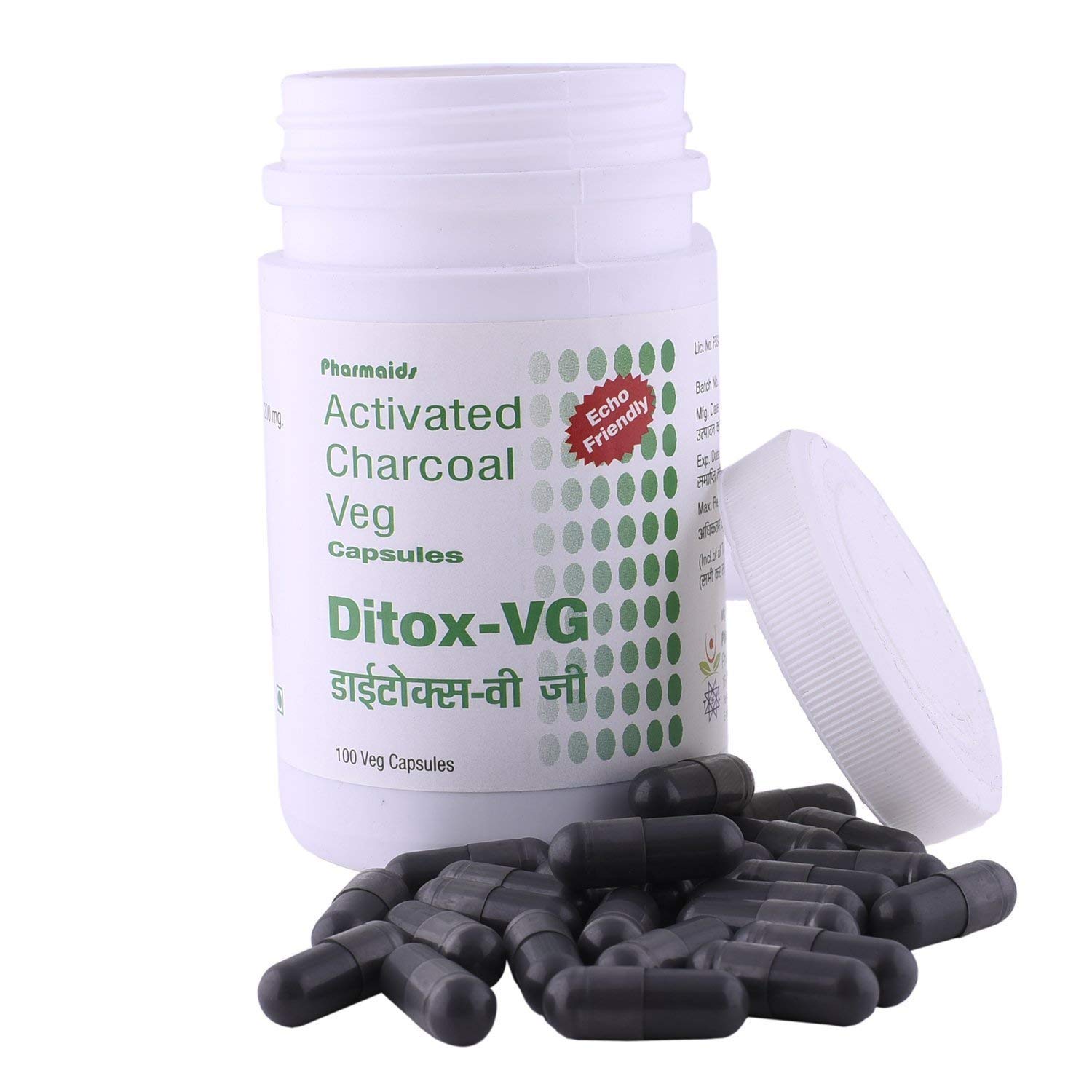 Ditox Capsule Veg Activated Charcoal Capsules Image Ditox Capsule Veg Activated Charcoal Capsules Image