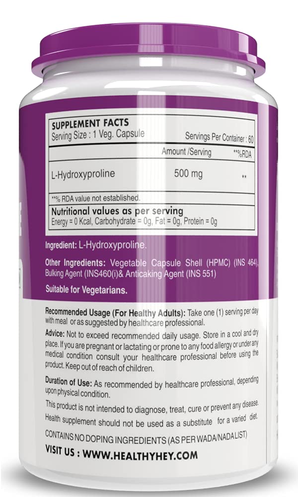 Healthy Hey Nutrition L Hydroxyproline Image