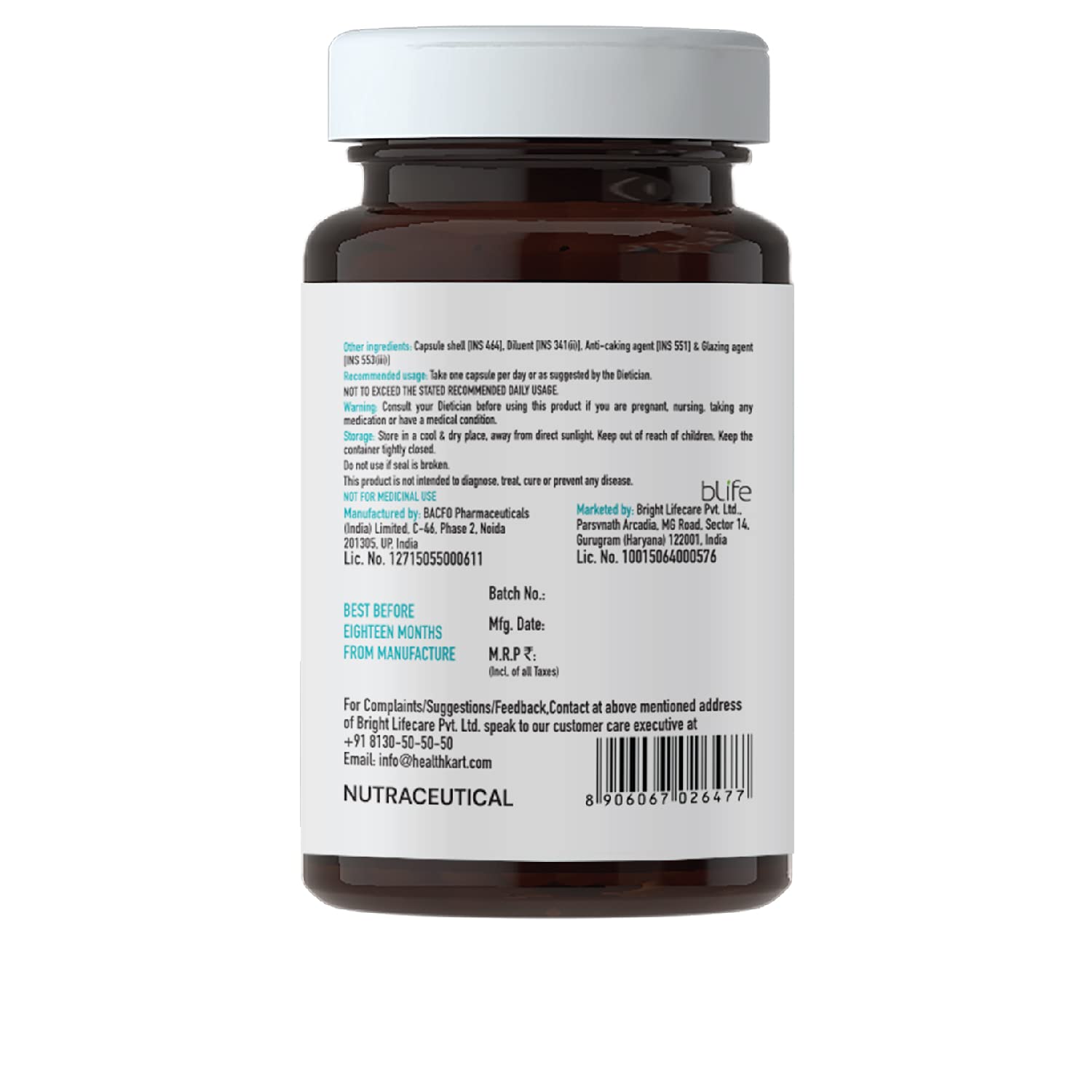 HK Vitals Glutathione Capsules Image