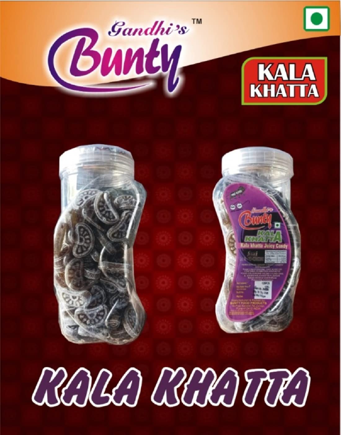 Gandhi's Bunty Kala Khatta Goli Candy Image Gandhi's Bunty Kala Khatta Goli Candy Image
