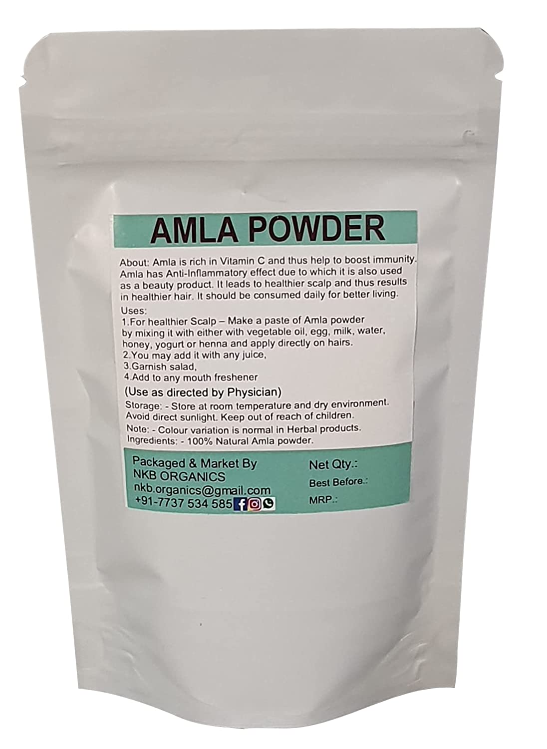 NKB Organics Amla Powder Image