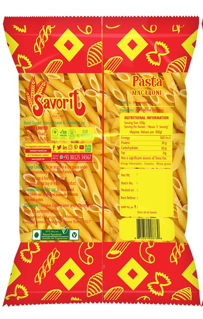 Savorit Popular Penne Pasta Image