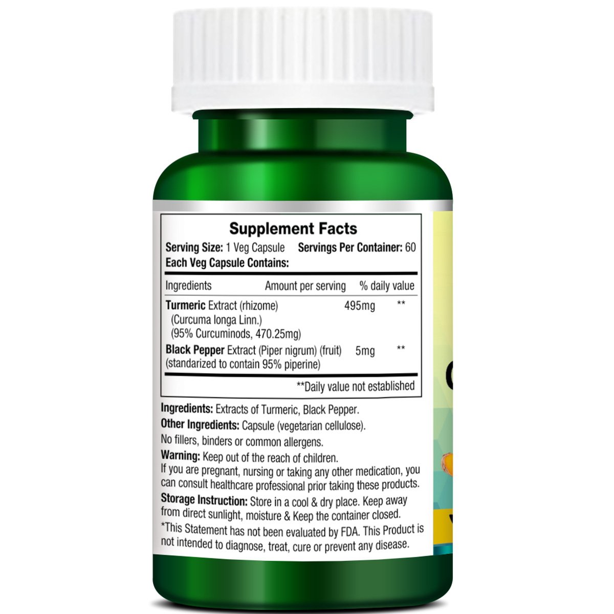 Morpheme Remedies Turmeric Curcumin 95% Image