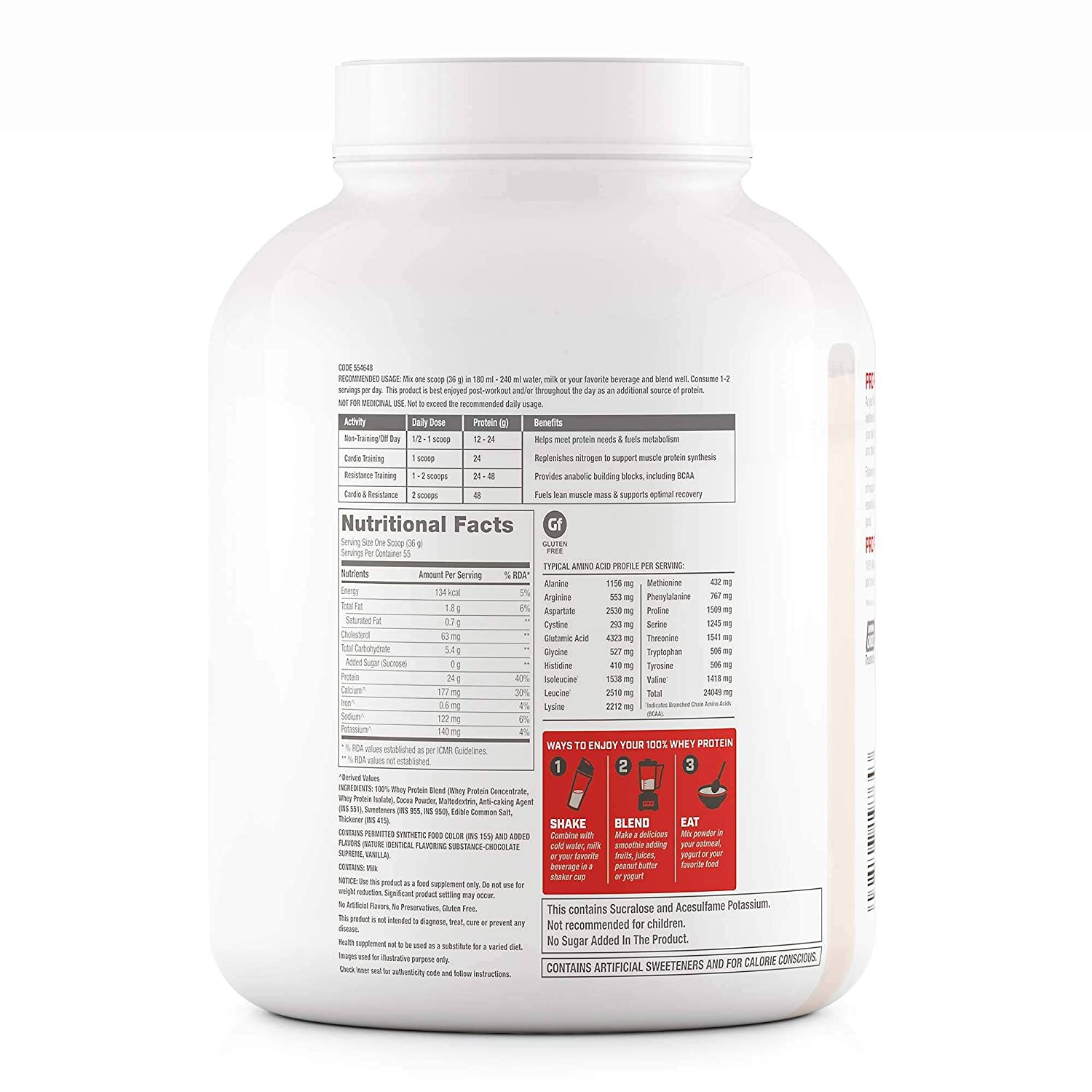 GNC Pro Performance 100% Whey Protein Image