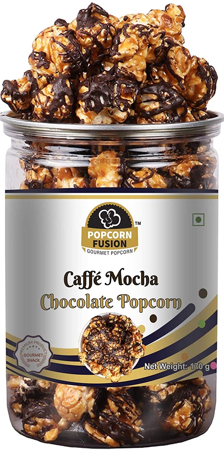 Popcorn Fusion Caff‚àö¬Æ Mocha Chocolate Popcorn Image