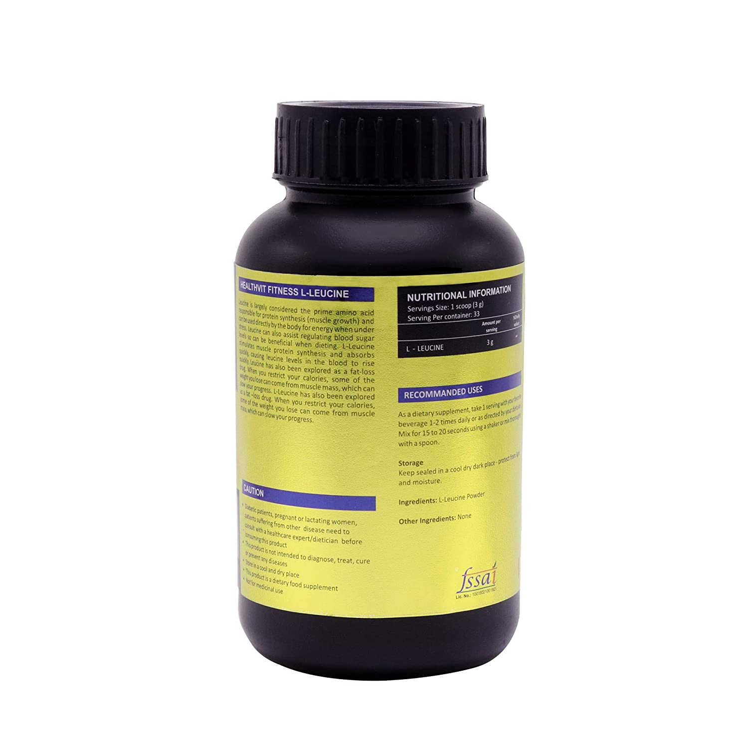 Healthvit Fitness L Leucine Powder Image