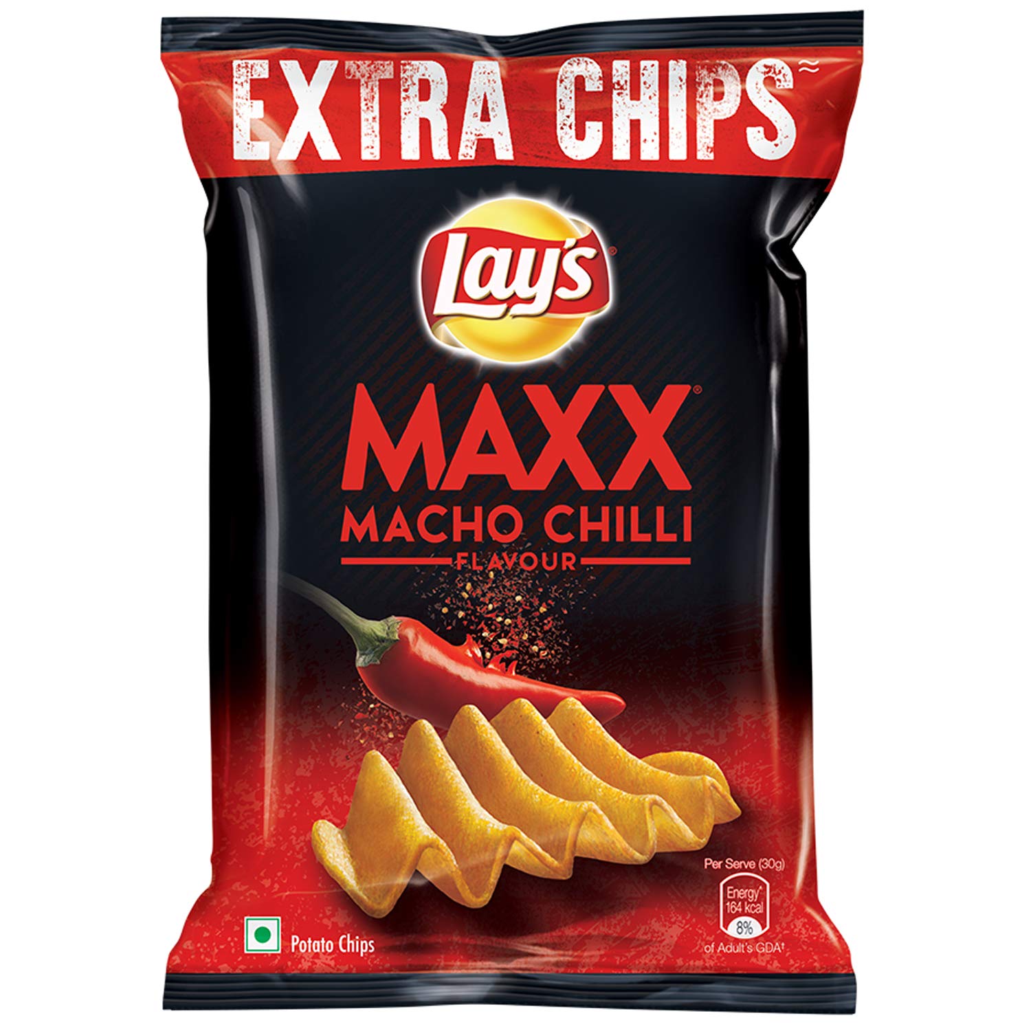 Lay's Maxx Macho Chilli Flavour Image