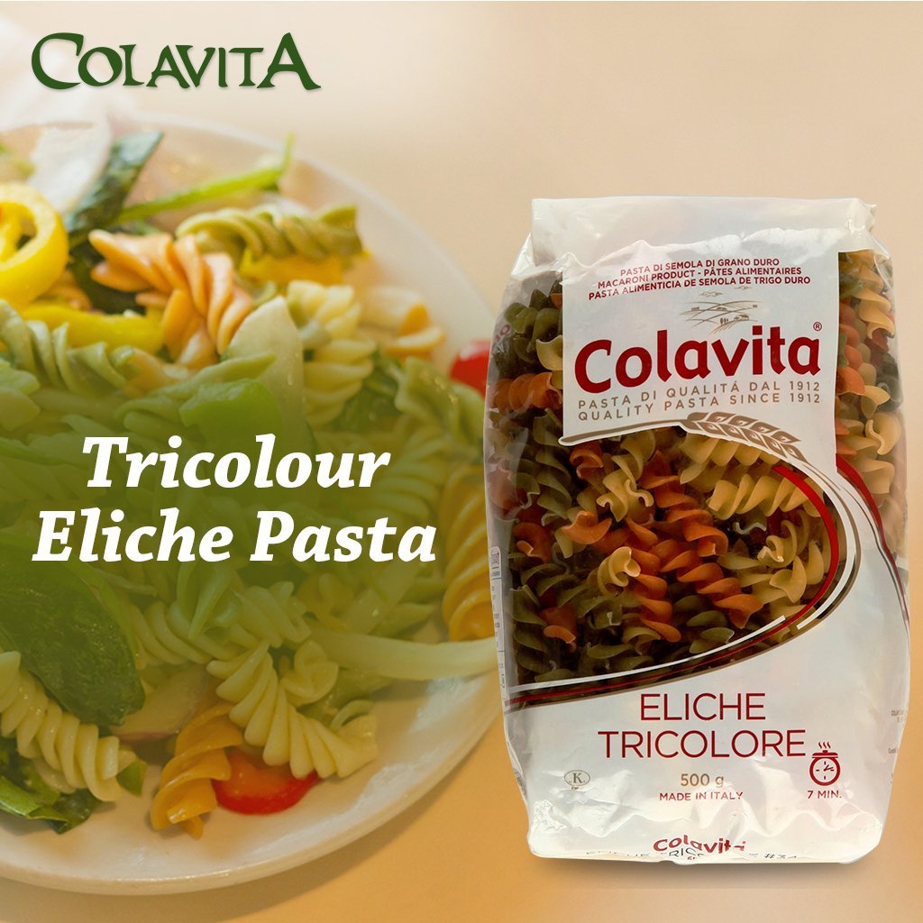 Colavita Eliche Tricolor Pasta Image