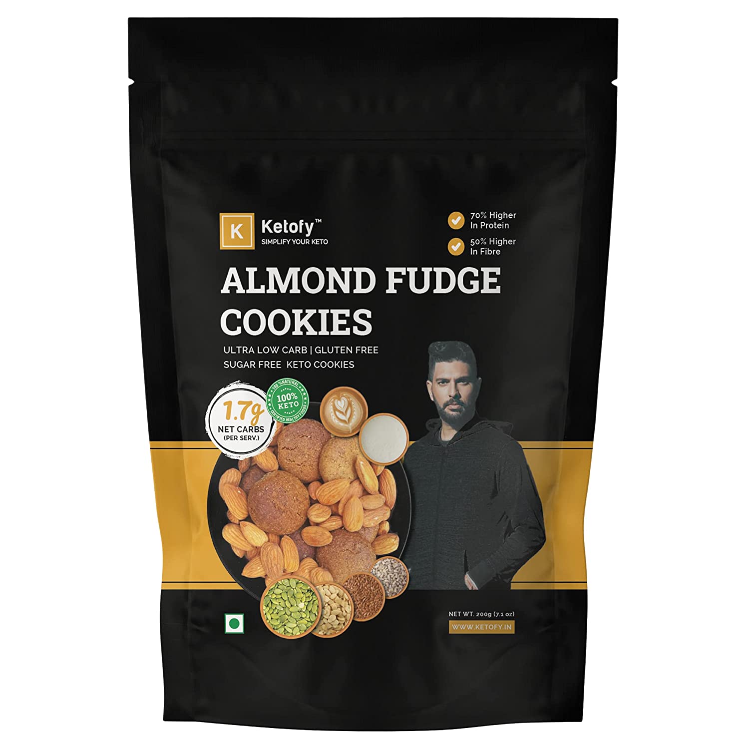 Ketofy Almond Fudge Cookies Image