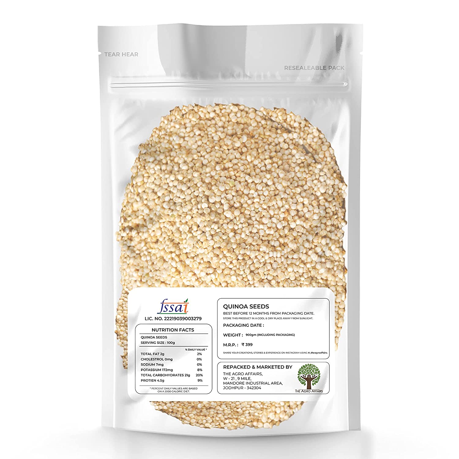 Seven Star Gluten Free Quinoa Seeds Image