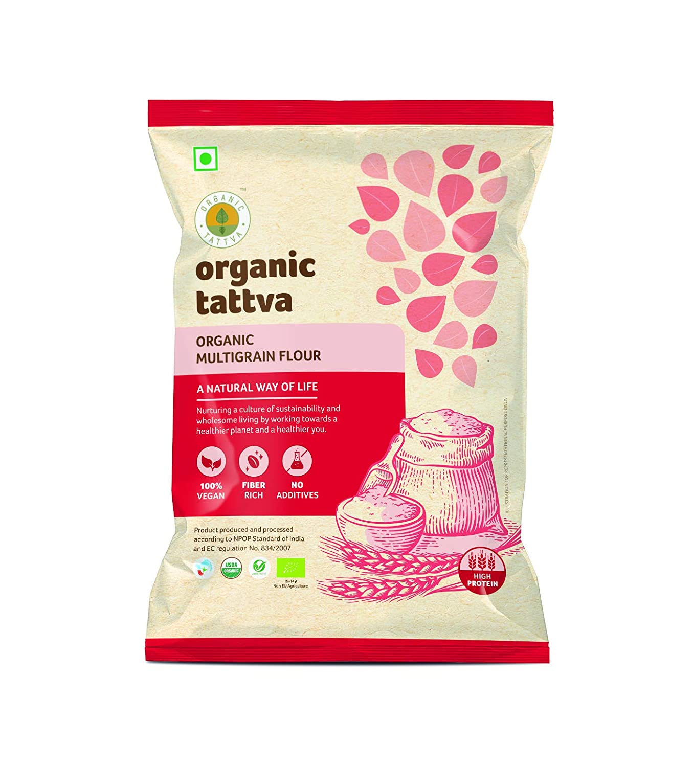 Organic Tattva Multigrain Flour Image