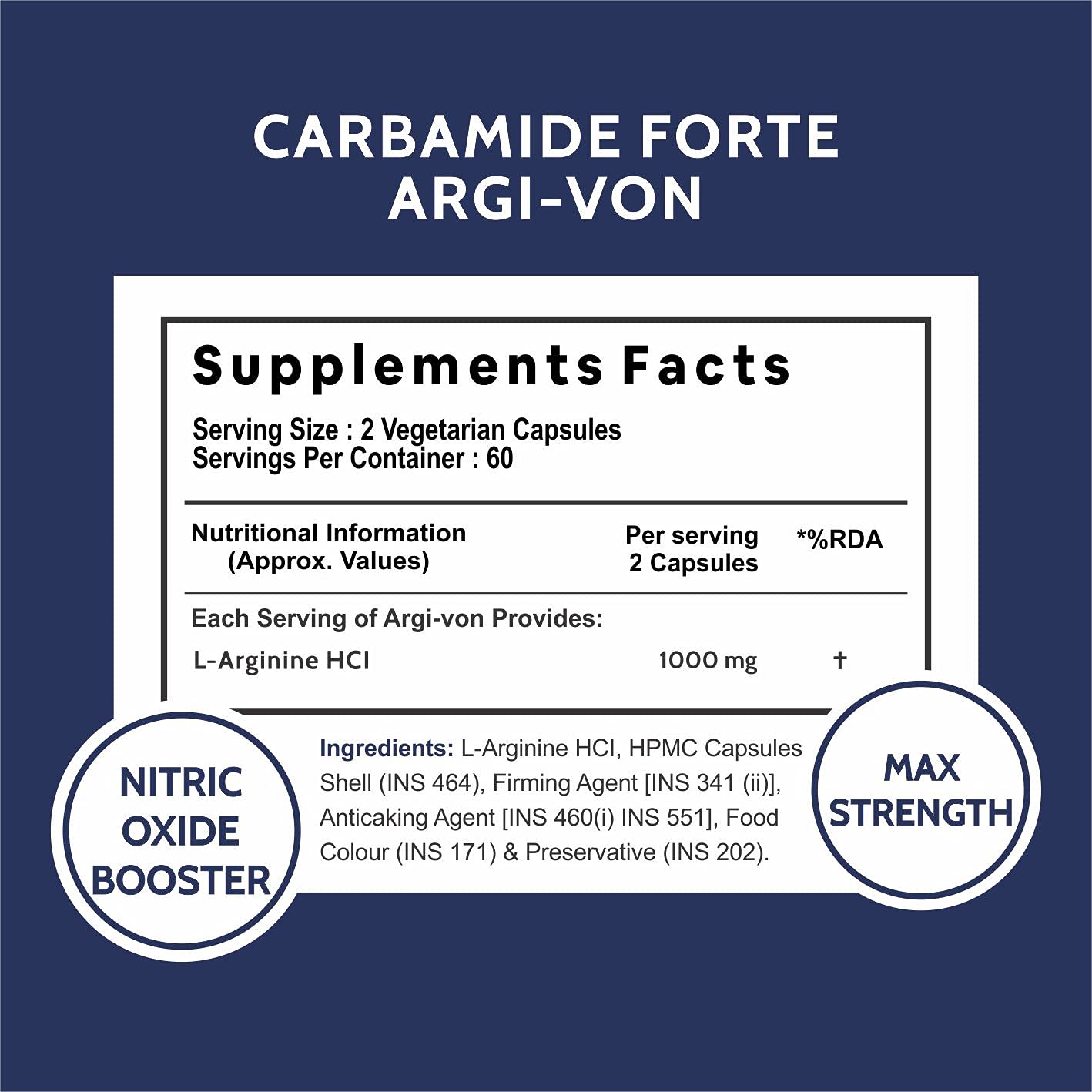 Carbamide Forte L Arginine Image