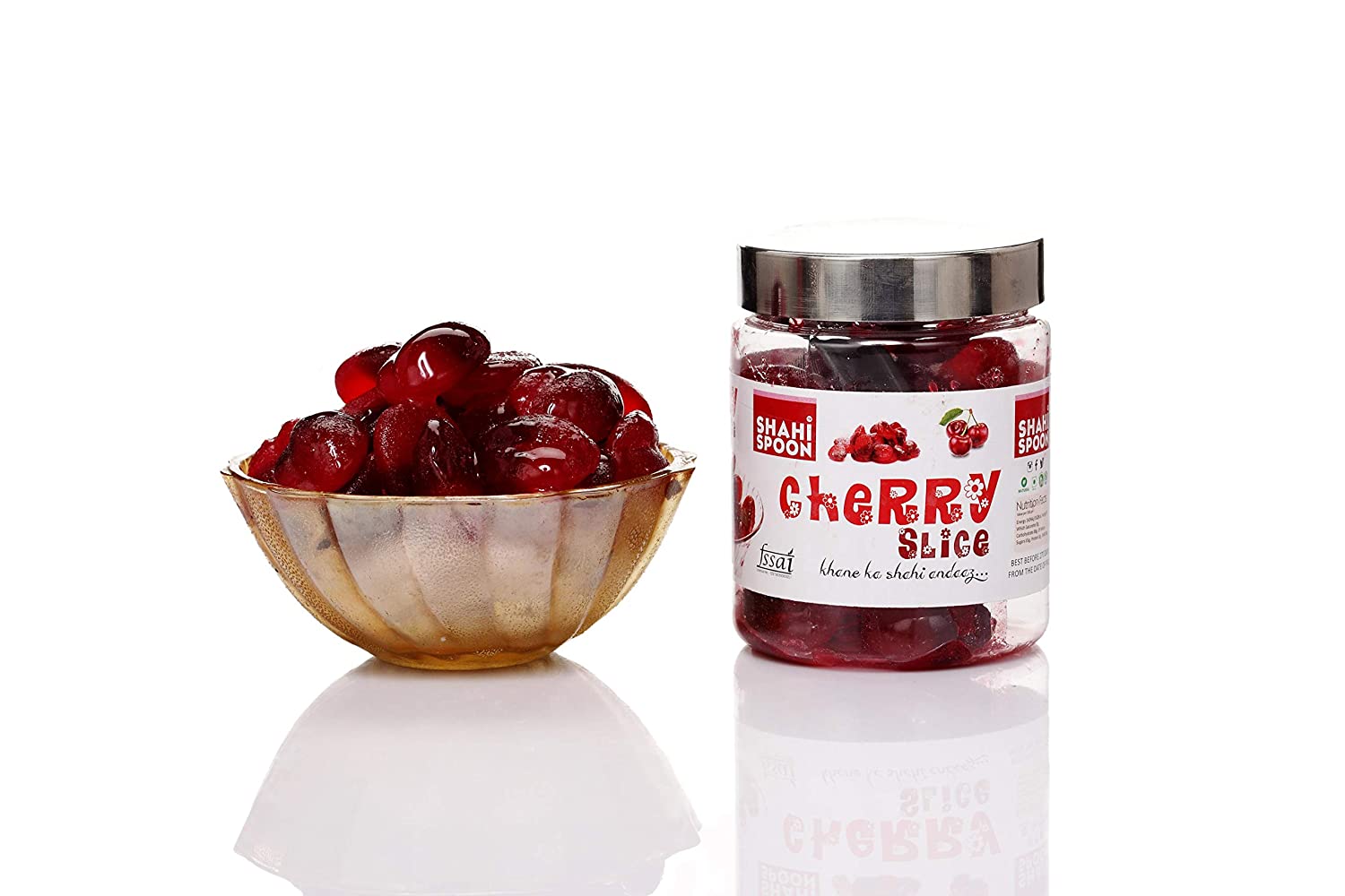 Shahi Spoon Cherry Slices Candy Image Shahi Spoon Cherry Slices Candy Image