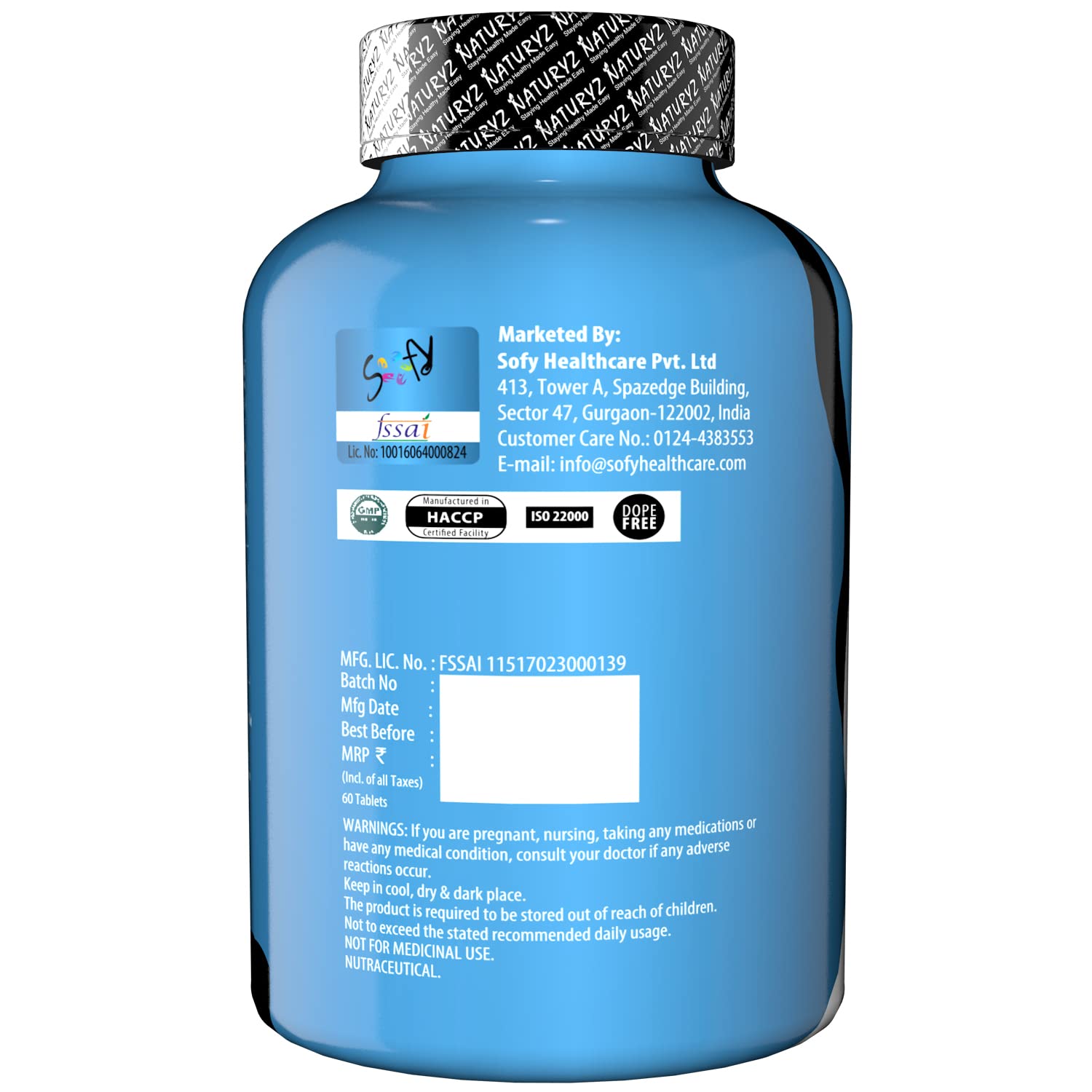 Naturyz Triple Strength ZMA Plus Image