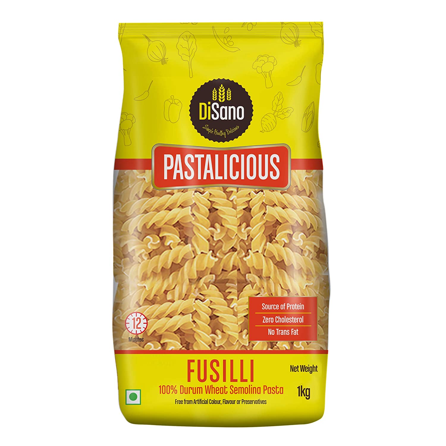 DiSano Pastalicious 100% Durum Wheat Fusilli Pasta Image
