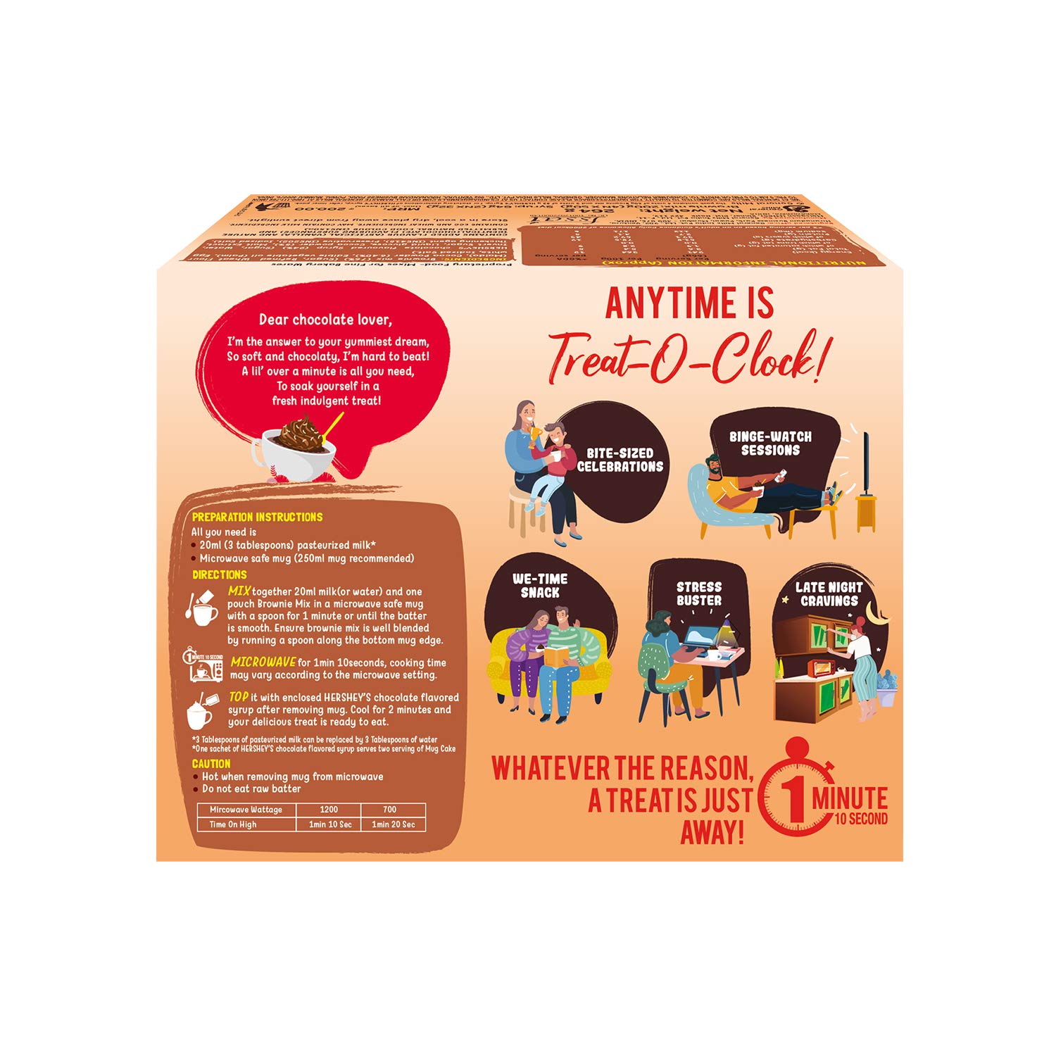 Betty Crocker Mug Treat Brownie Mix Bag Image