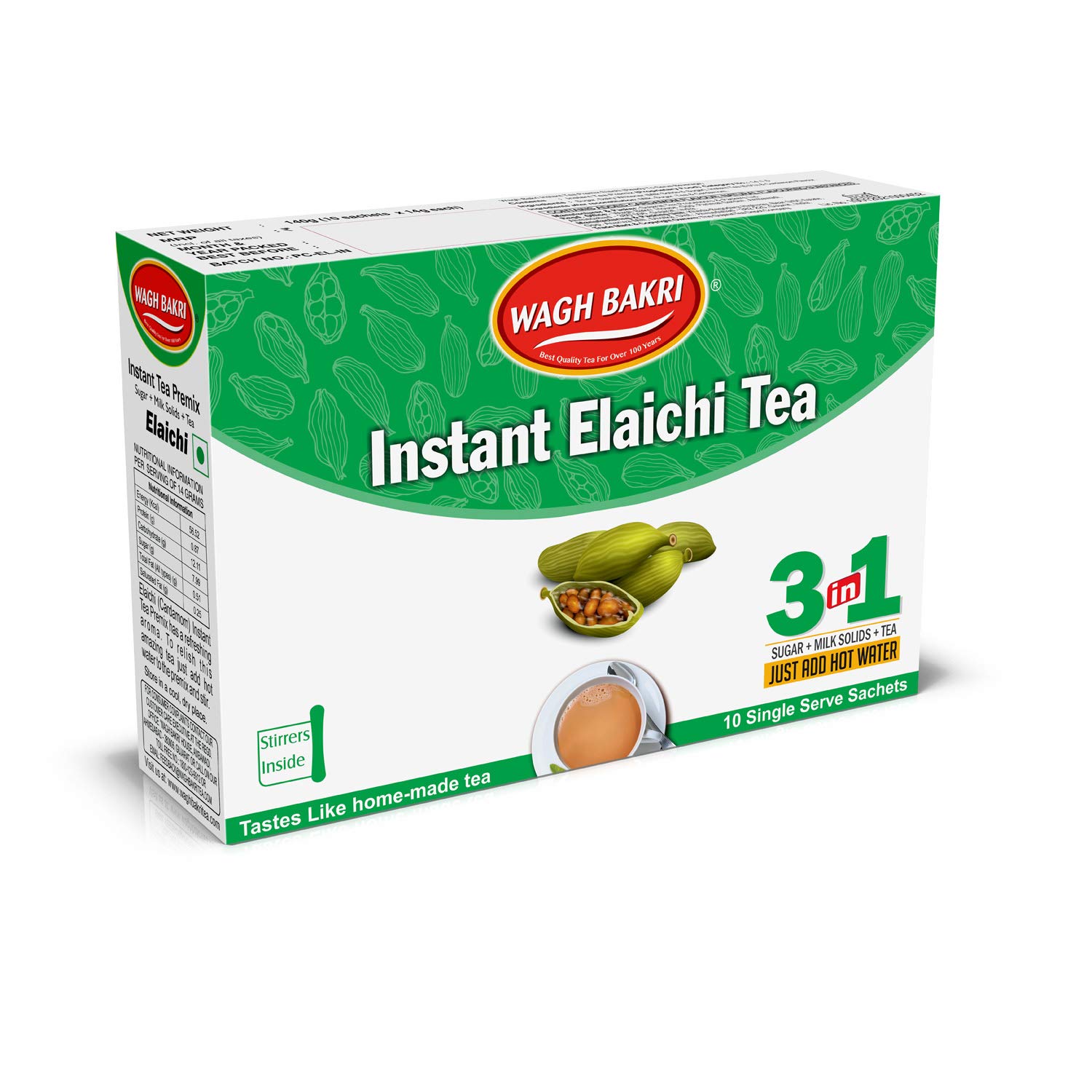 Wagh Bakri Instant Elaichi Tea Image