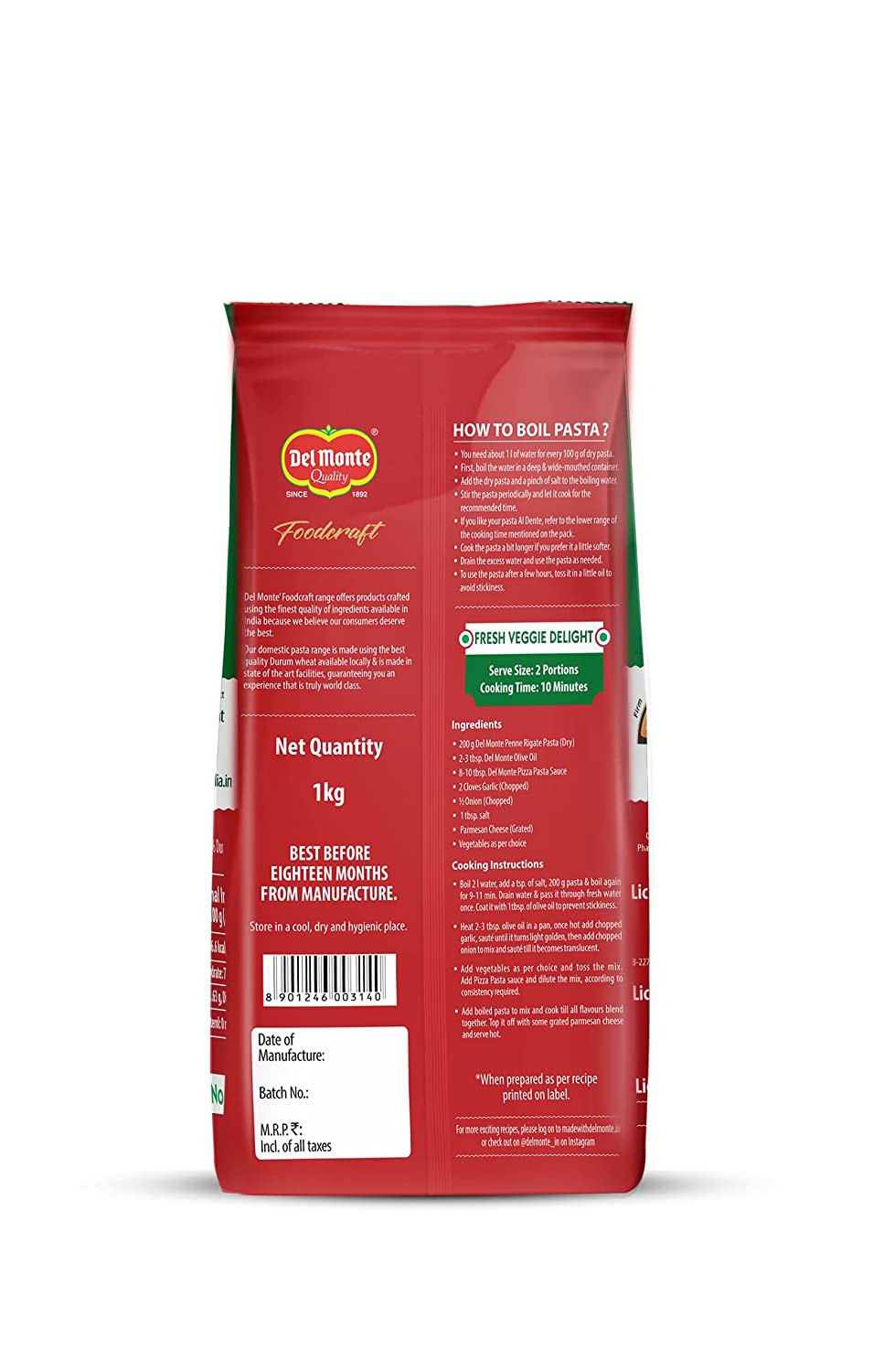 Del Monte Food Craft Penne Pasta Image