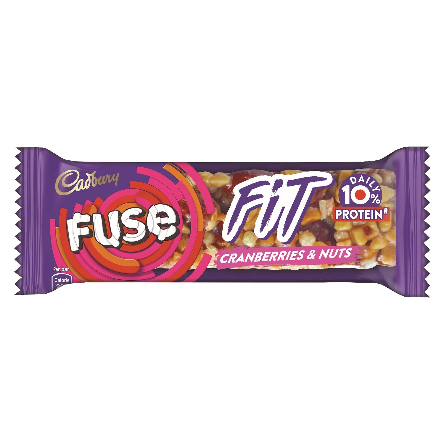Cadbury Fuse Fit Snack Bar with Cranberries & Nuts Image