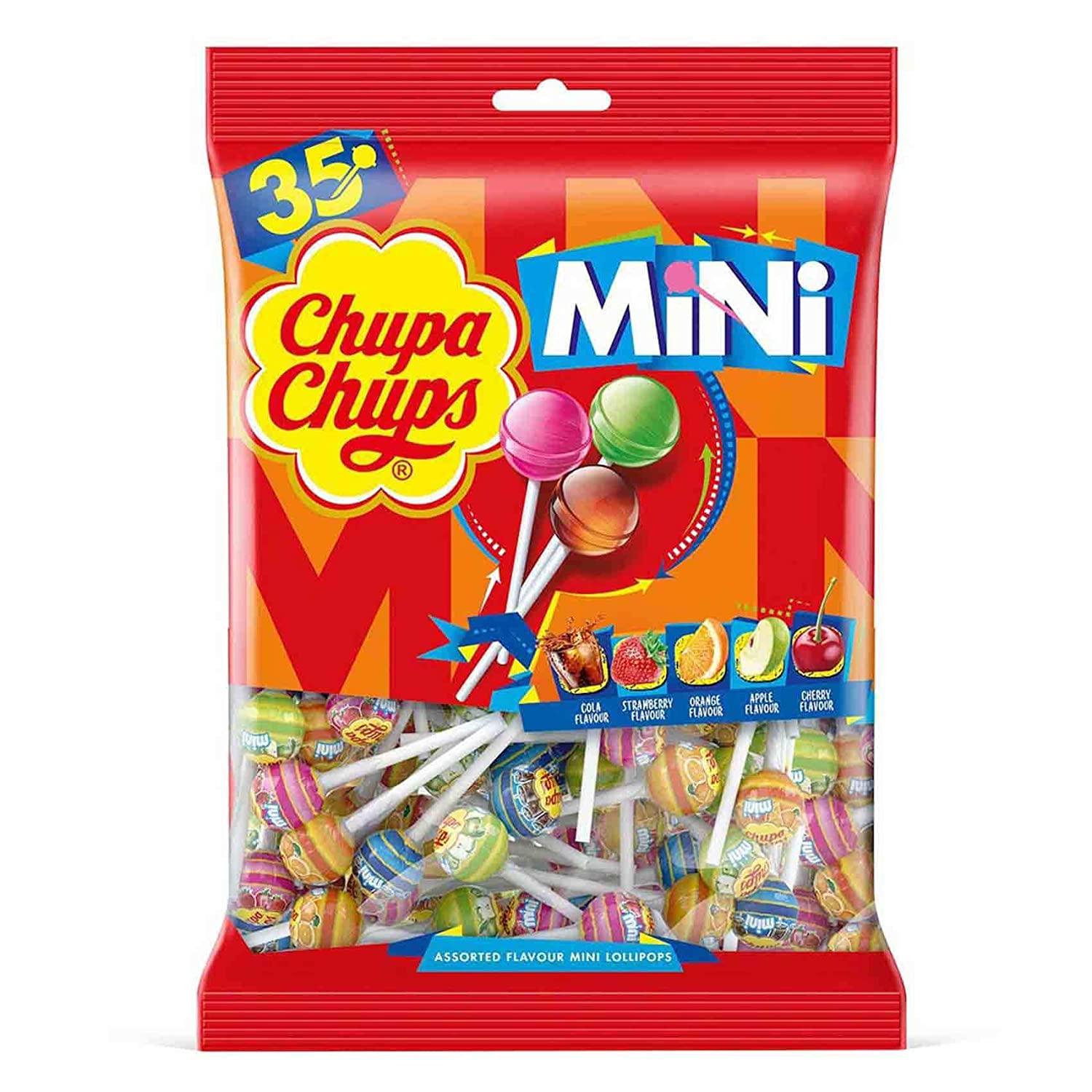 Chupa Chups Mini Assorted Lollipops Image Chupa Chups Mini Assorted Lollipops Image