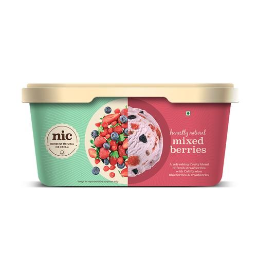 NIC Mixed Berries Ice Cream Image