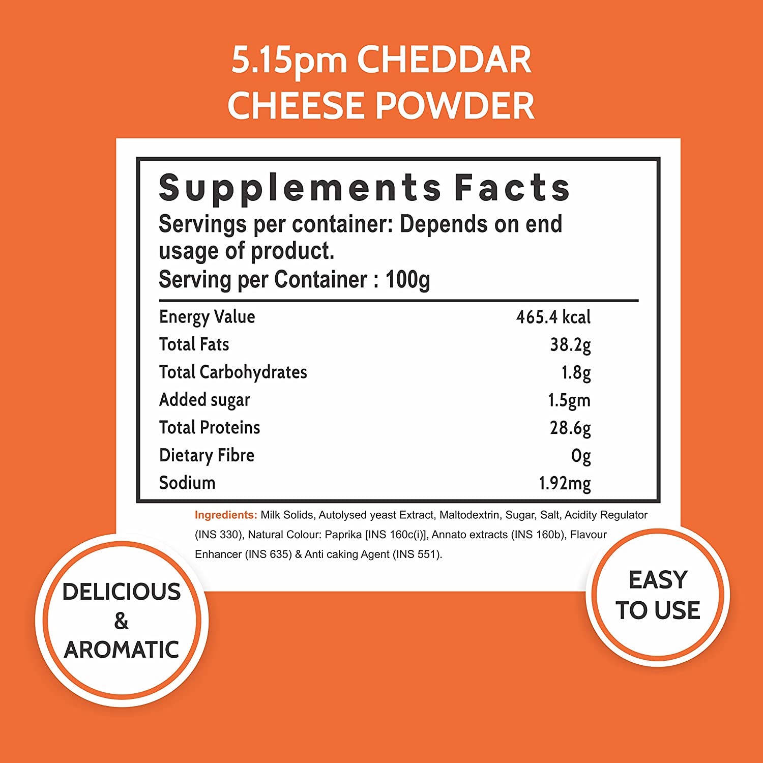 5:15 Pm Cheddar Cheese Powder Image