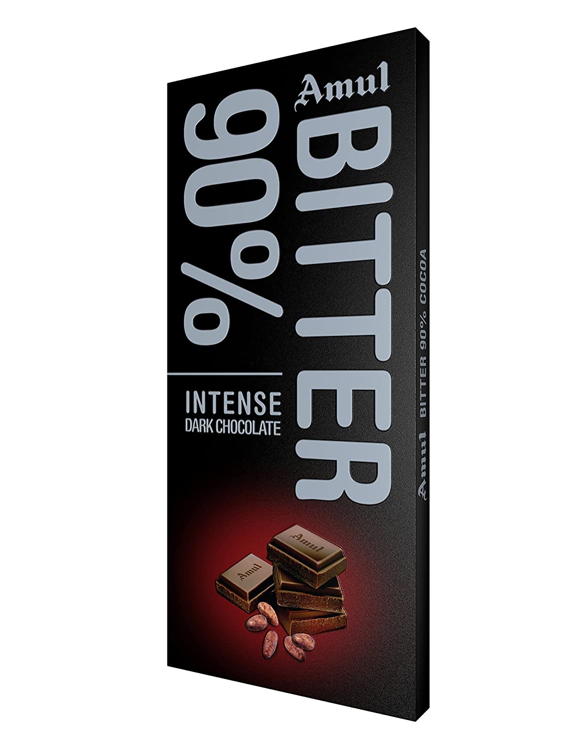 Amul Bitter 90% Chocolate Image