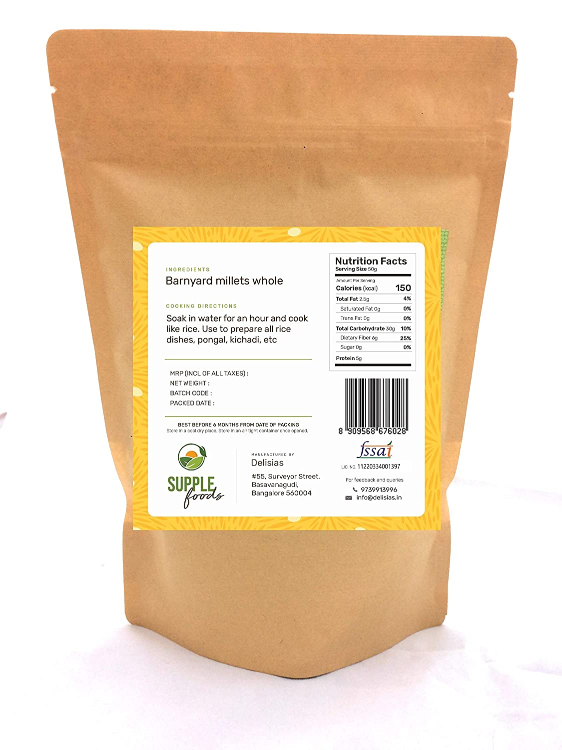 SUPPLE foods Barnyard Millet Image