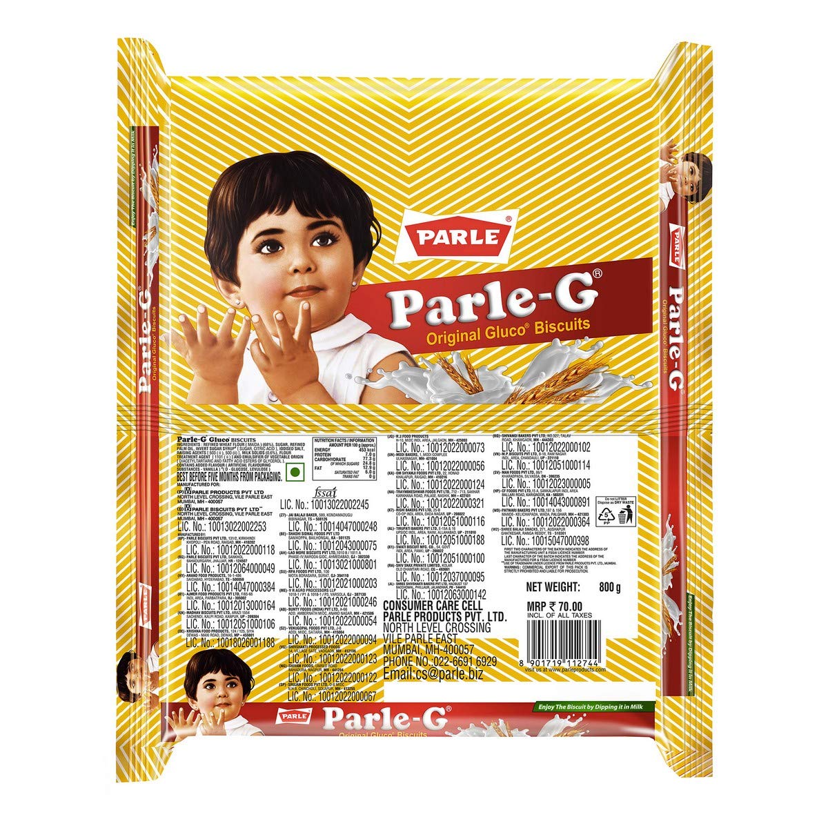 Parle G Original Glucose Biscuit Image