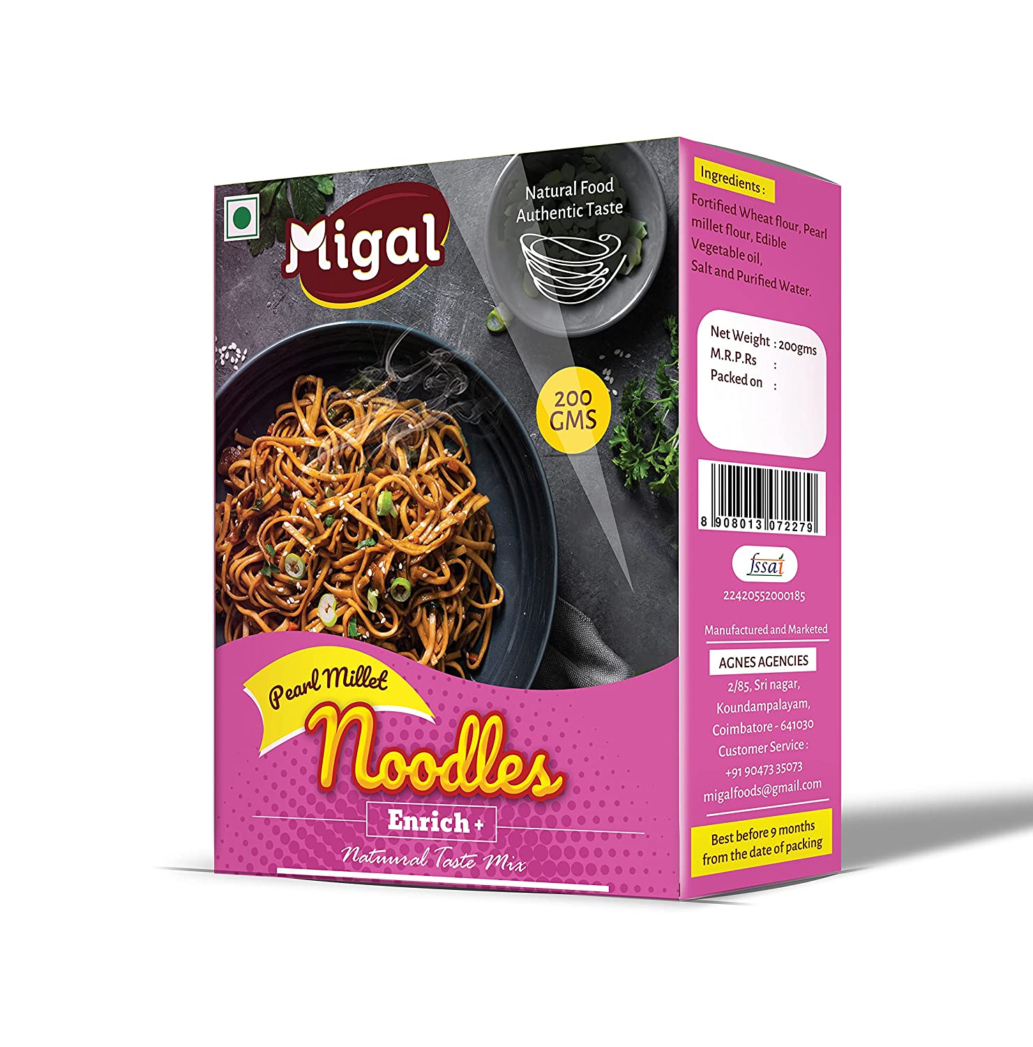 Migal Pearl Millet Noodles Image