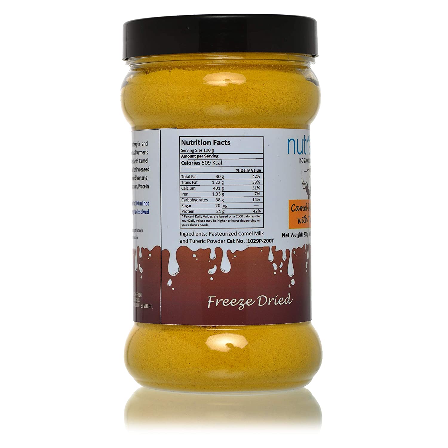 Nutravita Camel Milk Powder With Turmeric Powder Image