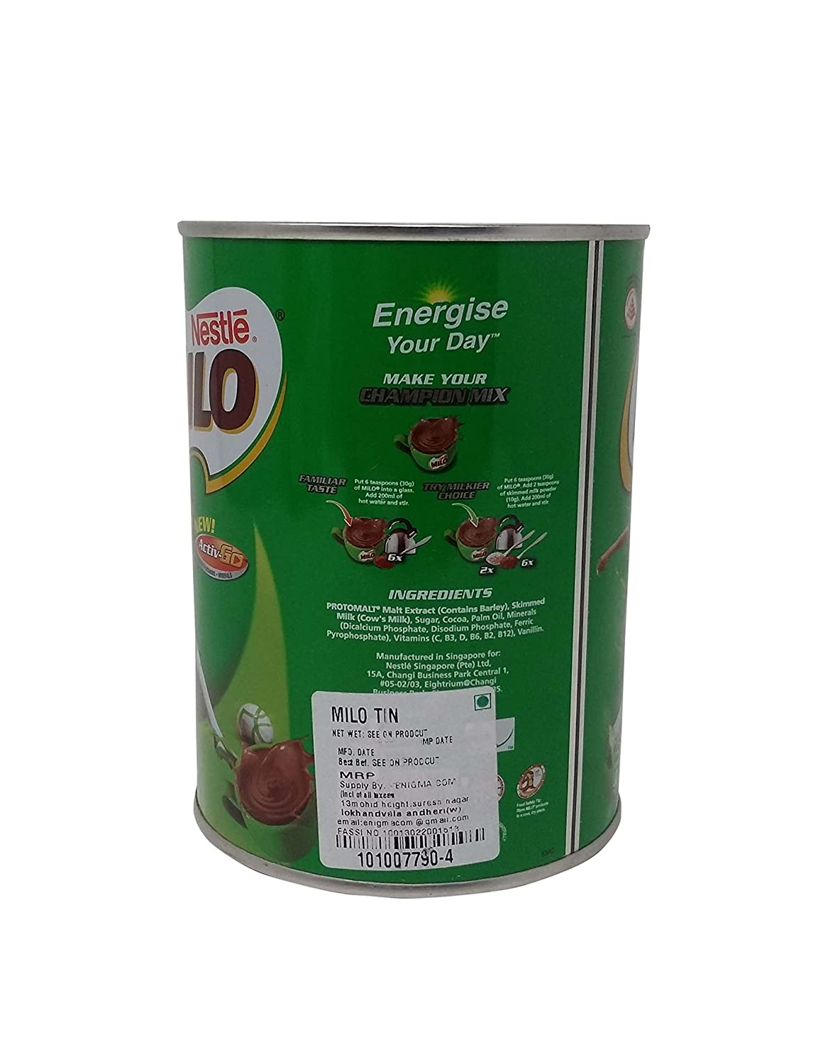 Nestle Milo Energy Drink Powder Image