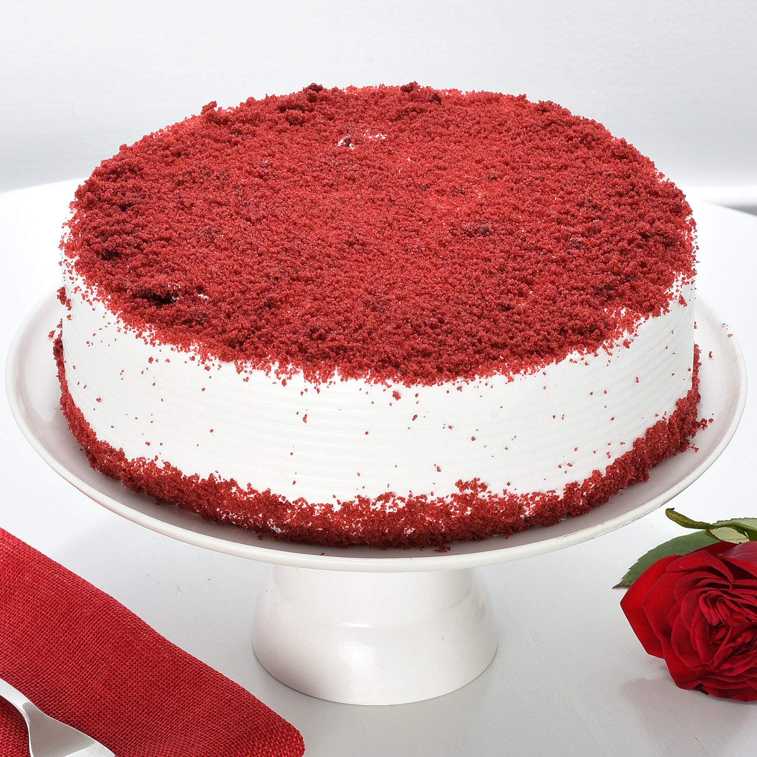 Ferns N Petals Red Velvet Fresh Cream Cake Image Ferns N Petals Red Velvet Fresh Cream Cake Image