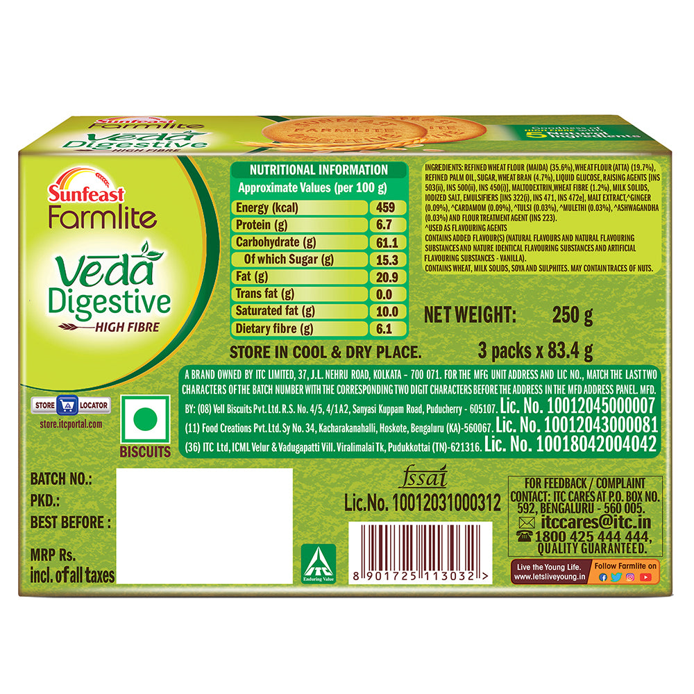 Sunfeast Farmlite Veda Digestive Biscuit Image