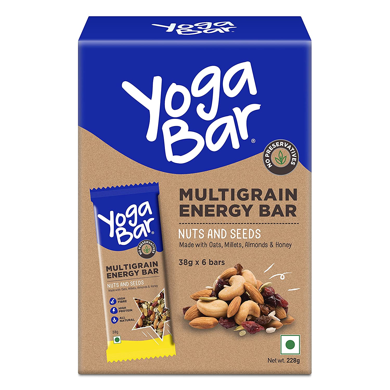 Yogabar Nuts & Seeds Energy Bar Image