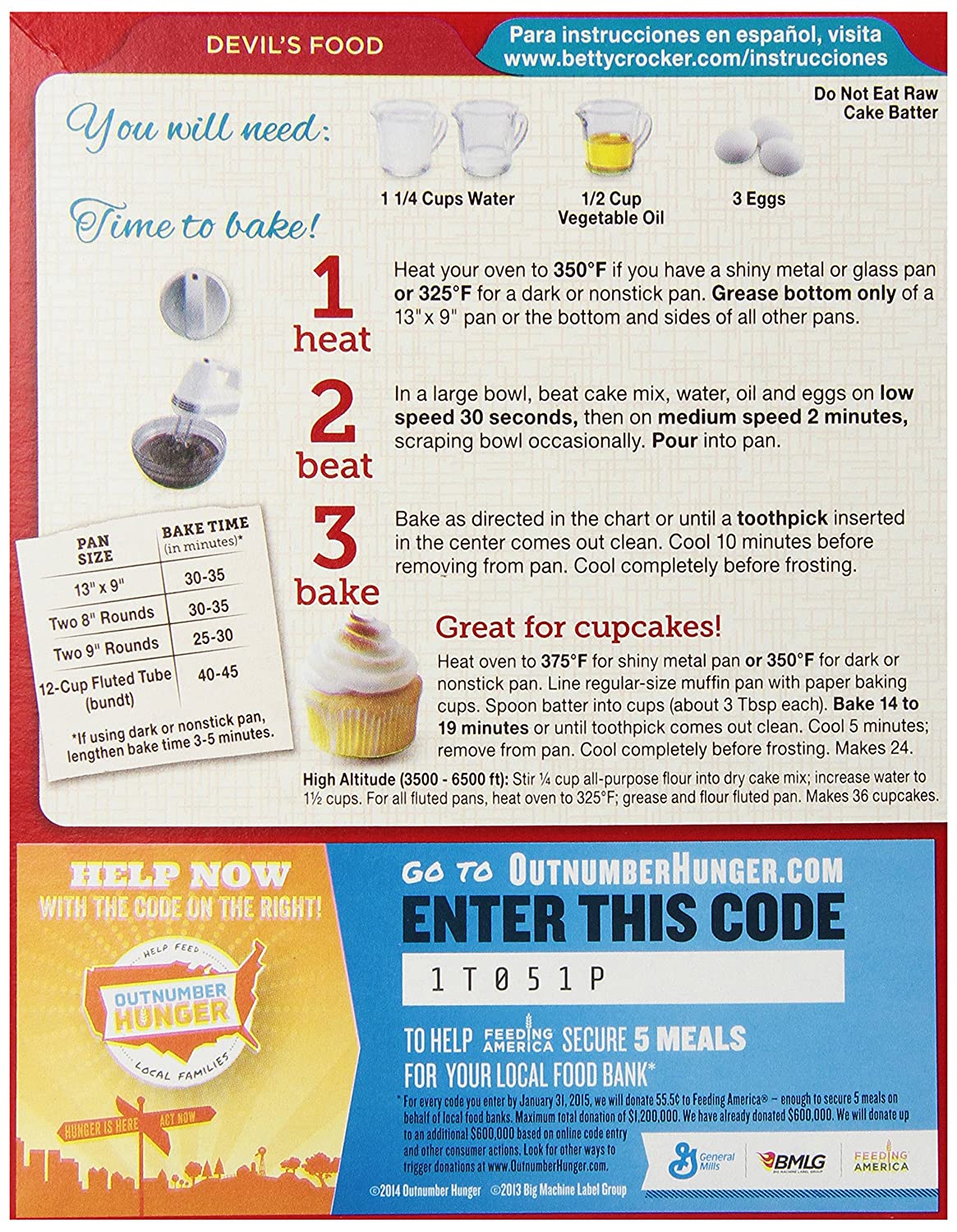 Betty Crocker Super Moist Cake Mix Devil's Food Image