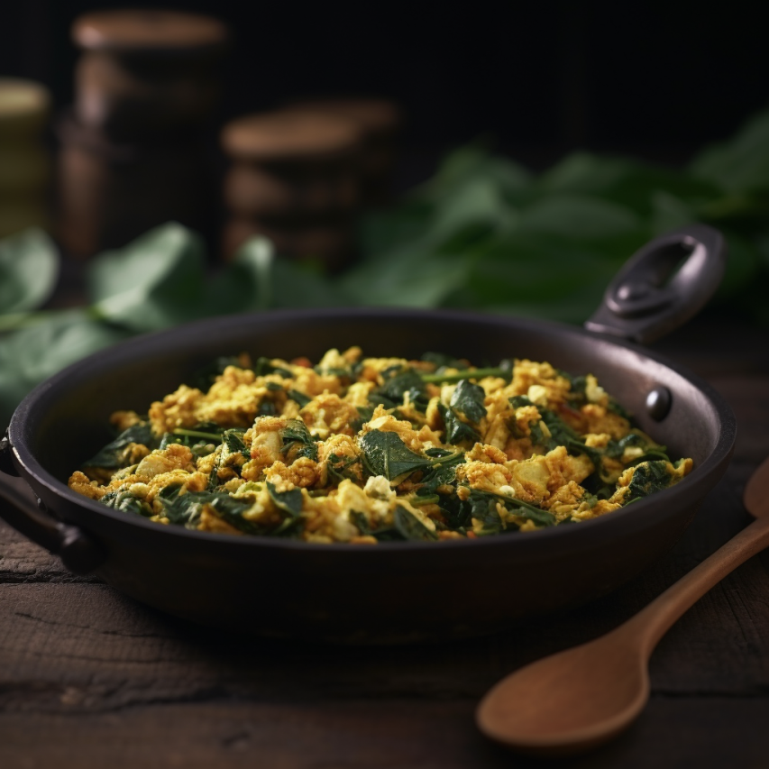 Drumstick Leaves Egg Bhurji