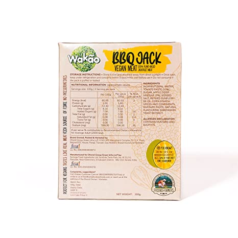 Wakao BBQ Jack Vegan Meat 100% Image