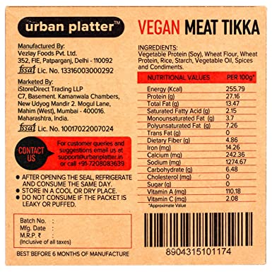 Urban Platter Vegan Meat Tikka Image