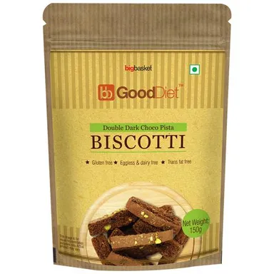 GoodDiet Biscotti Double Dark Chocolate Image