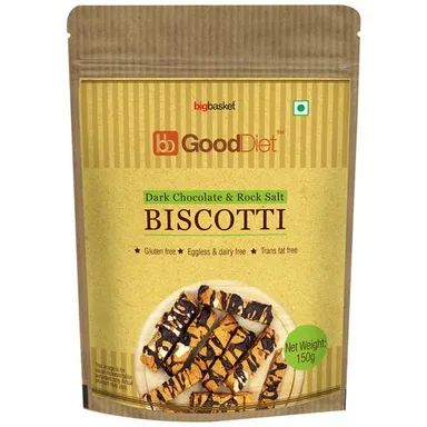 GoodDiet Biscotti Dark Chocolate & Rock Salt Image