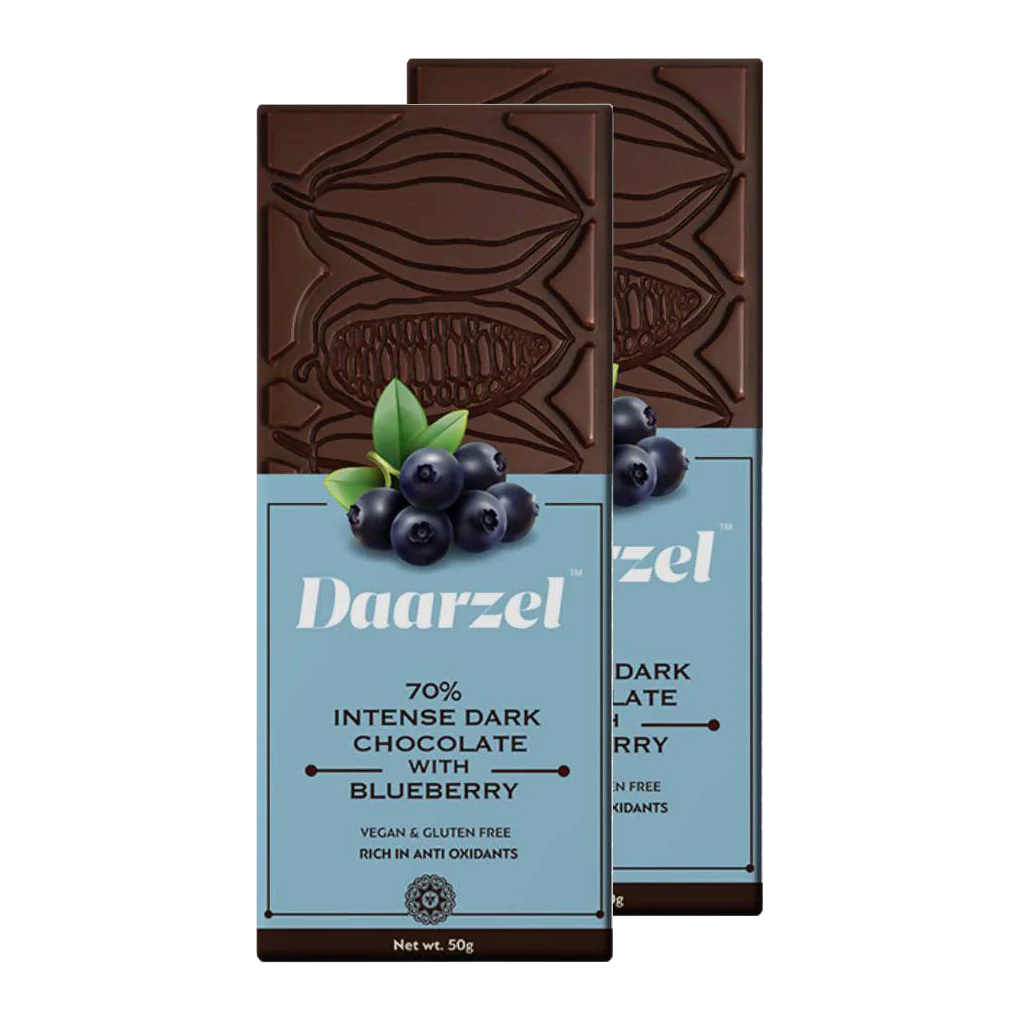 Ambriona Dark Chocolate 70% Cocoa Intense with Blueberry Image