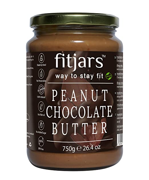 FITJARS Stone Crushed All Natural Peanut Chocolate Butter Image