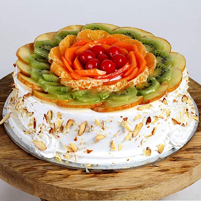 Ferns N Petals Creamy Vanilla Fruit Cake Image Ferns N Petals Creamy Vanilla Fruit Cake Image