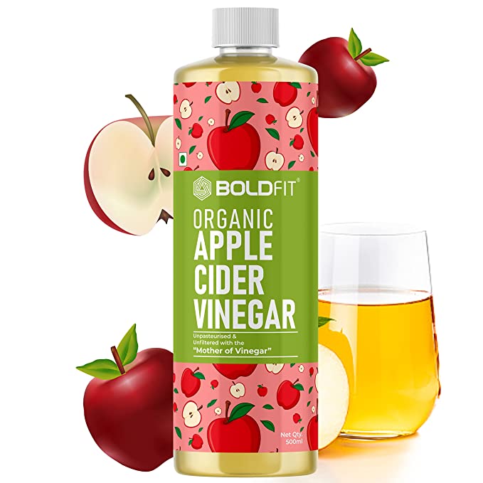 Boldfit Raw Organic Apple Cider Vinegar with Mother Vinegar Image