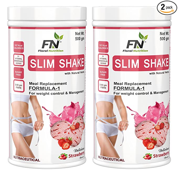 Floral Nutrition Slim Shake Strawberry Image